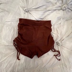 Zara Rouched Lounge Shorts